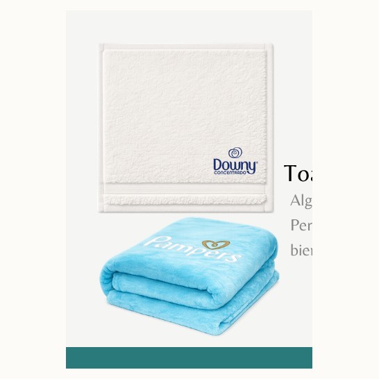 Toalla tamaño personalizado